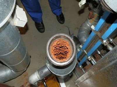 Очистка труб от ржавчины