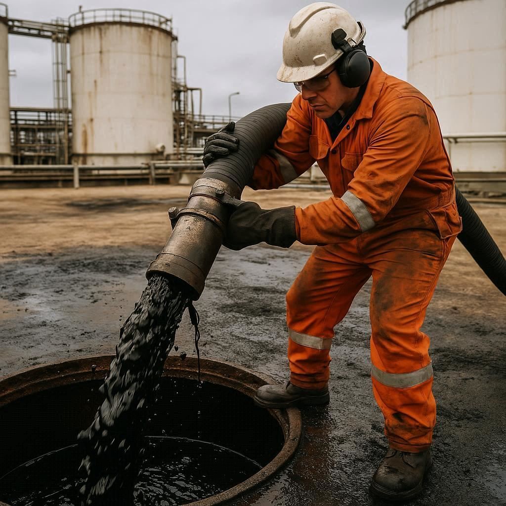 Откачка нефтепродуктов в Кронштадте